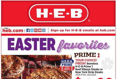 H-E-B Weekly Ad & Flyer April 4 to 11