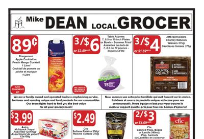 Mike Dean Local Grocer Flyer July 8 to 14