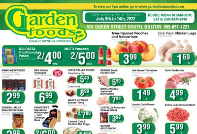 Garden Foods Flyer July 8 to 14