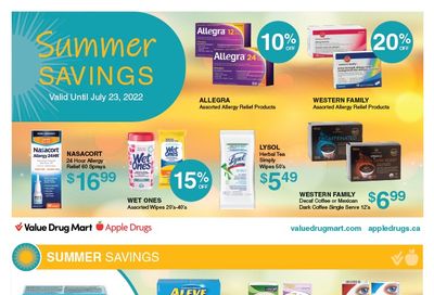 Apple Drugs Flyer July 10 to 23