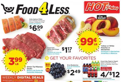 Food 4 Less (CA) Weekly Ad Flyer July 12 to July 19