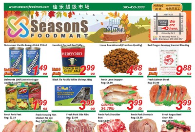 Seasons Food Mart (Brampton) Flyer October 25 to 31