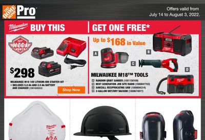 Home Depot Pro Flyer July 14 to August 3