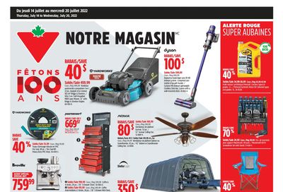 Canadian Tire (QC) Flyer July 14 to 20
