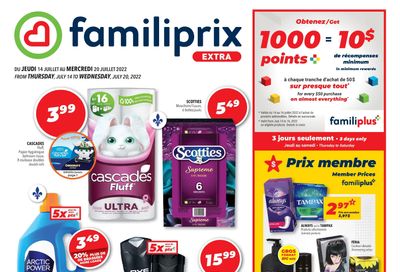 Familiprix Extra Flyer July 14 to 20