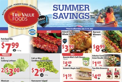 Tru Value Foods Flyer July 13 to 19