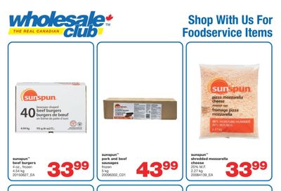 Real Canadian Wholesale Club Food Services Flyer July 7 to 27