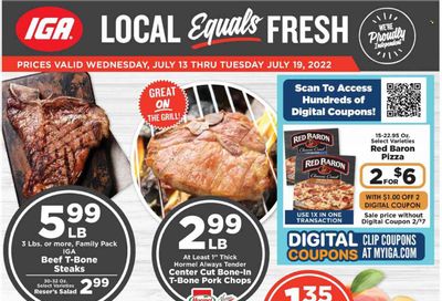 IGA Weekly Ad Flyer July 13 to July 20