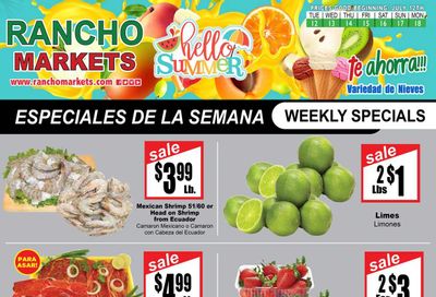 Rancho Markets (UT) Weekly Ad Flyer July 13 to July 20
