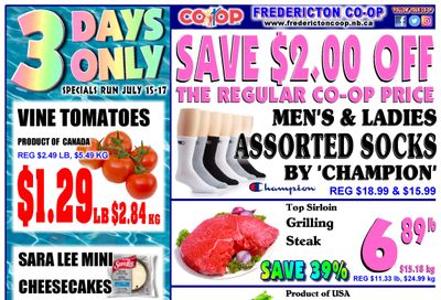 Fredericton Co-op Flyer July 14 to 20