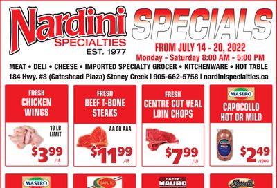 Nardini Specialties Flyer July 14 to 20