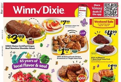 Winn Dixie (AL, FL, GA, LA) Weekly Ad Flyer July 14 to July 21