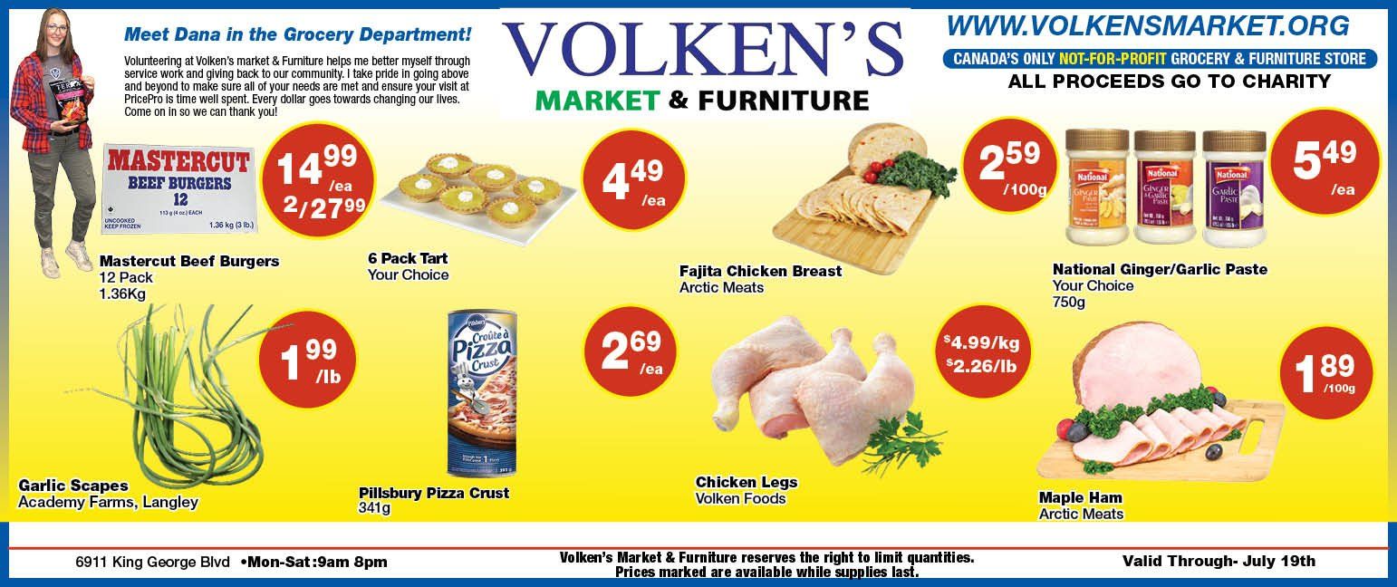 Volken's Market & Furniture Flyer July 13 to 19