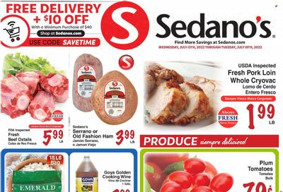 Sedano's (FL) Weekly Ad Flyer July 14 to July 21