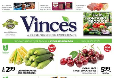 Vince's Market Flyer July 14 to 27