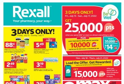 Rexall (AB) Flyer July 15 to 21