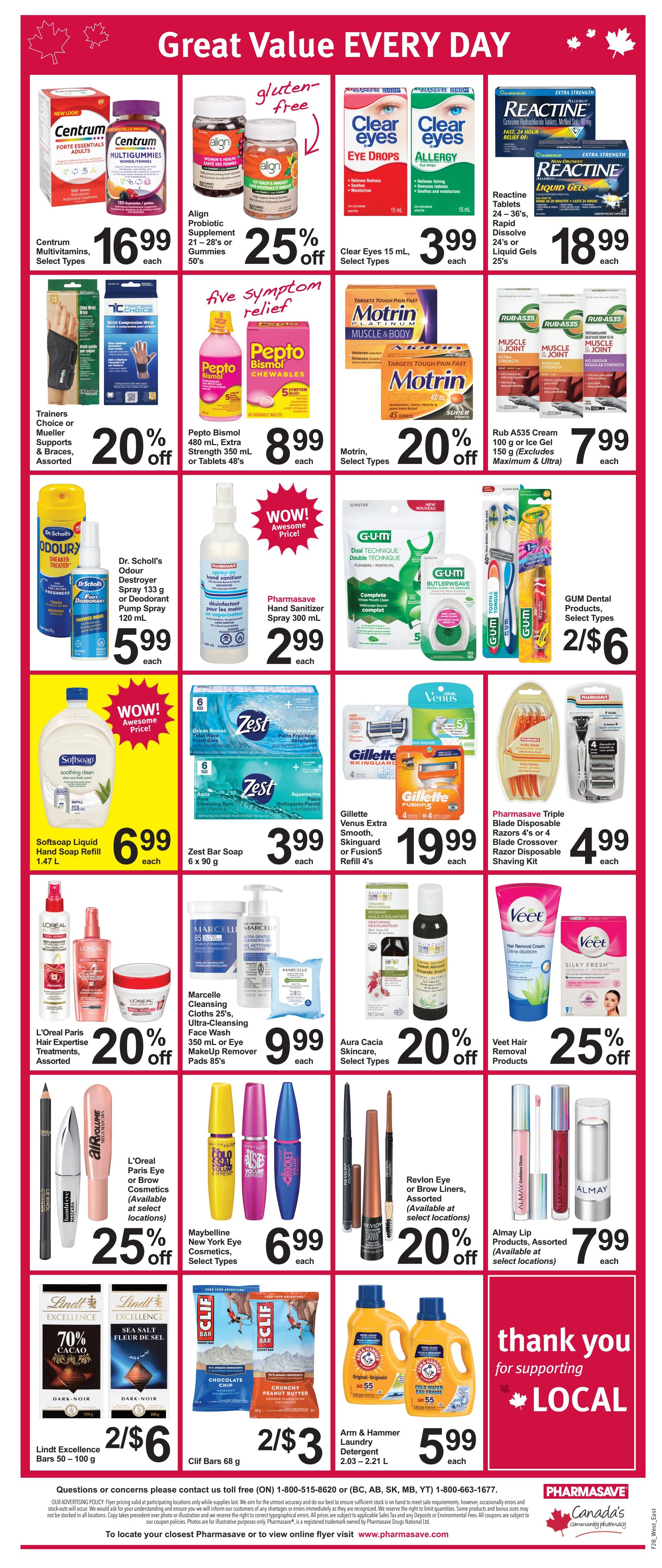 Pharmasave (ON & West) Flyer July 15 to 21