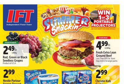 IFT Independent Food Town Flyer July 15 to 21