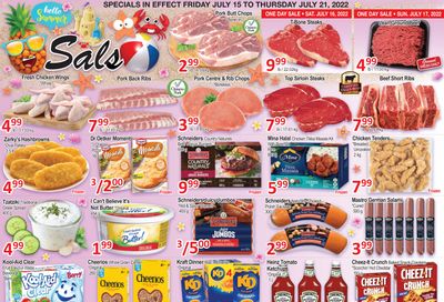Sal's Grocery Flyer July 15 to 21