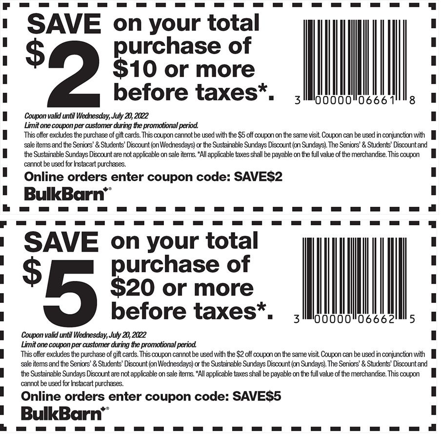 Bulk Barn Flyer July 14 to 20