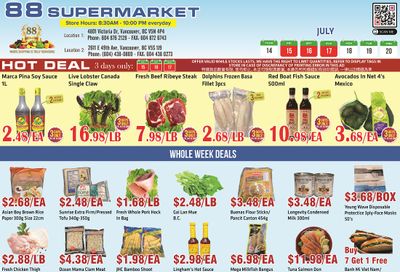 88 Supermarket Flyer July 14 to 20
