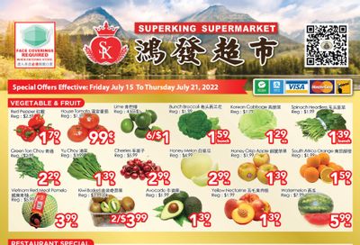 Superking Supermarket (North York) Flyer July 15 to 21