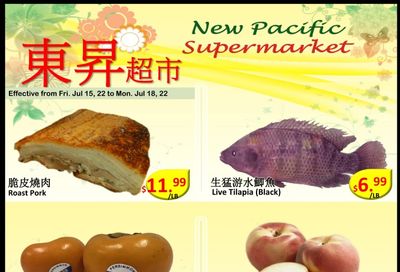 New Pacific Supermarket Flyer July 15 to 18