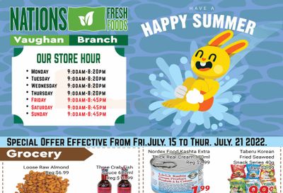 Nations Fresh Foods (Vaughan) Flyer July 15 to 21