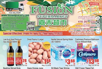 Fusion Supermarket Flyer July 15 to 21