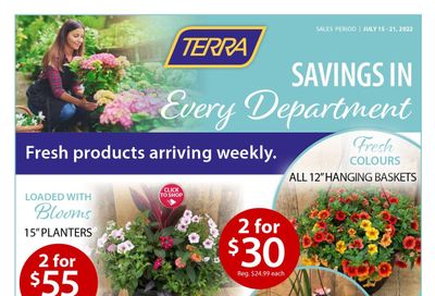 Terra Greenhouses Flyer July 15 to 21