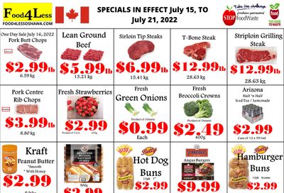 Food 4 Less (Oshawa) Flyer July 15 to 21