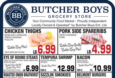 Butcher Boys Grocery Store Flyer July 15 to 21