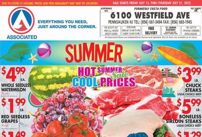 Associated Supermarkets (NY) Weekly Ad Flyer July 16 to July 23