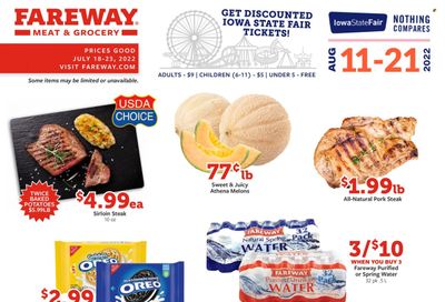 Fareway (IA) Weekly Ad Flyer July 17 to July 24