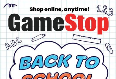 GameStop Back to School Flyer July 16 to August 15
