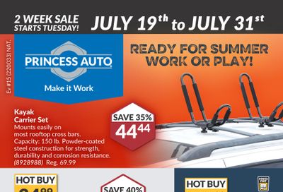 Princess Auto Flyer July 18 to 24