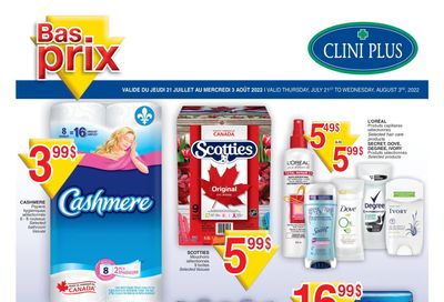 Clini Plus Flyer July 21 to August 3