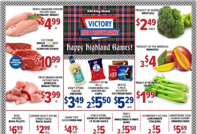 Victory Meat Market Flyer July 19 to 23