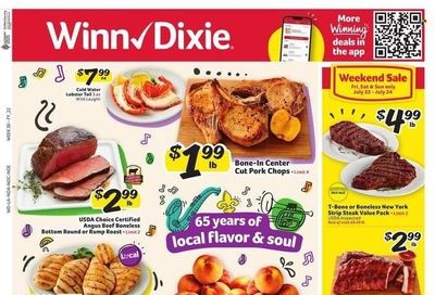 Winn Dixie (AL, FL, GA, LA) Weekly Ad Flyer July 19 to July 26