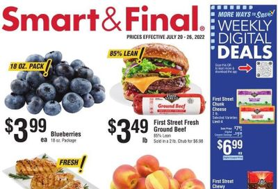 Smart & Final (AZ, CA) Weekly Ad Flyer July 19 to July 26