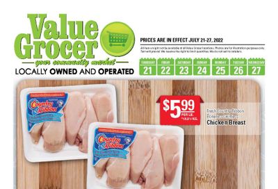 Value Grocer Flyer July 21 to 27