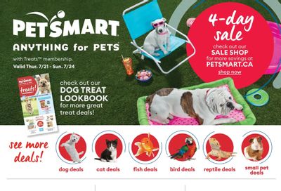PetSmart Flyer July 21 to 24