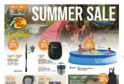 Bass Pro Shops Flyer July 21 to August 3