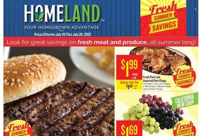 Homeland (OK, TX) Weekly Ad Flyer July 20 to July 27
