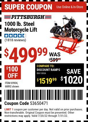 Harbor Freight Weekly Ad Flyer July 20 to July 27