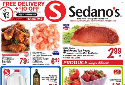 Sedano's (FL) Weekly Ad Flyer July 20 to July 27
