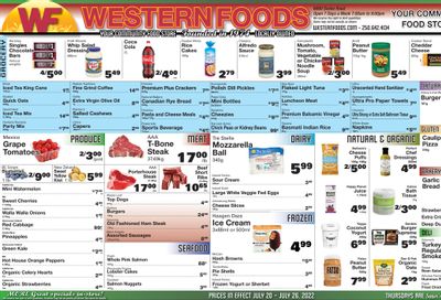 Western Foods Flyer July 20 to 26
