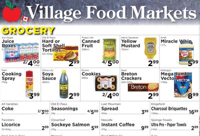 Village Food Market Flyer July 20 to 26