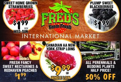 Fred's Farm Fresh Flyer July 20 to 26
