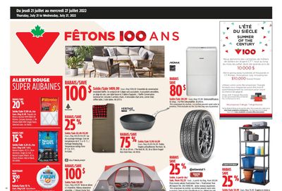 Canadian Tire (QC) Flyer July 21 to 27